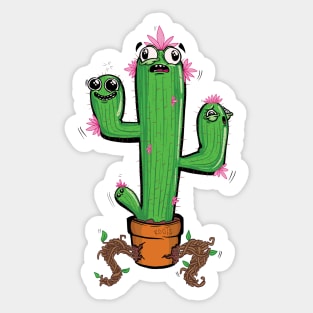 Cacti Parti Sticker